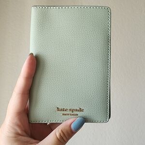 Kate Spade Mint Green Passport Holder